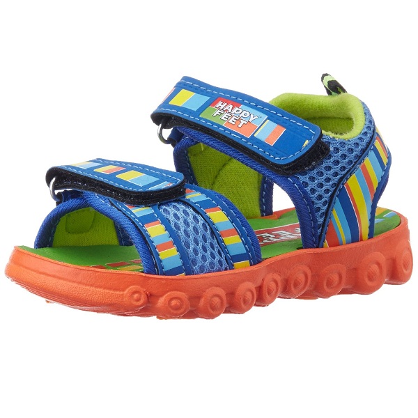 Happy Feet Unisex Funtoosh Blue Sandals and Floaters