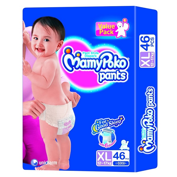 Mamy Poko Pant Style Diaper Extra Large 46 Pcs