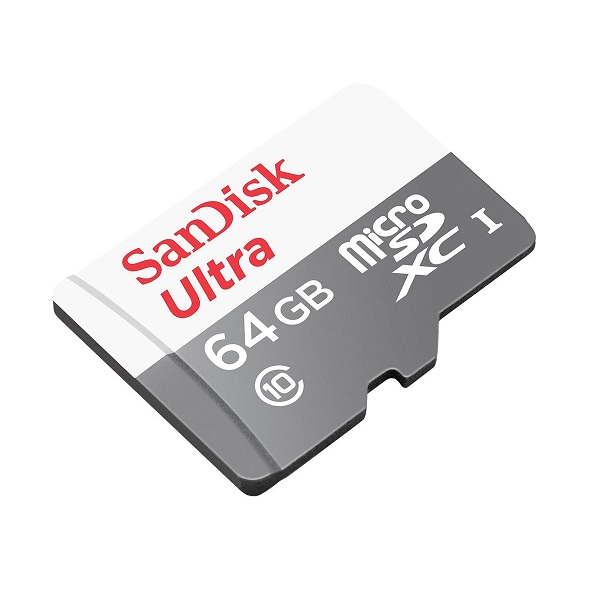 SanDisk Ultra MicroSDXC 64GB UHS  I Class 10 Memory Card 